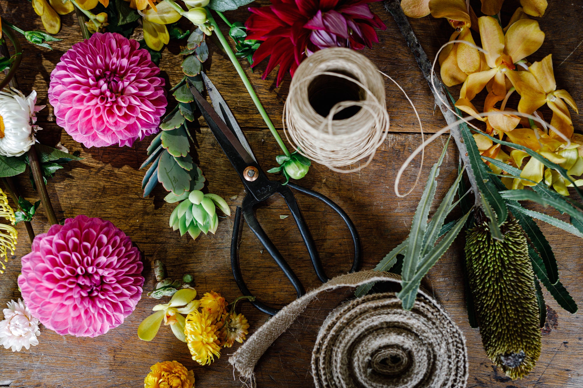 Flat Backed Bouquet Workshop