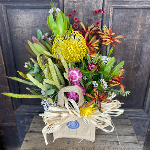 Hessian Posy Bag