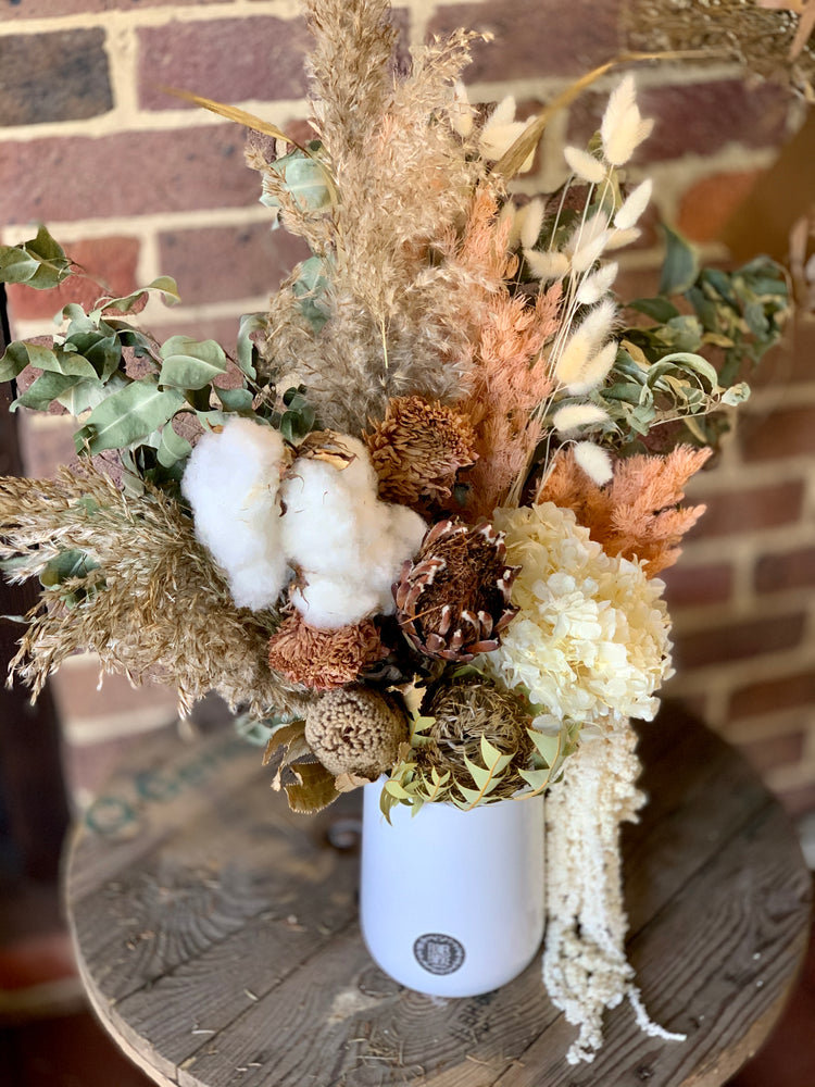 Forever Dried Arrangement in a Ceramic Pot