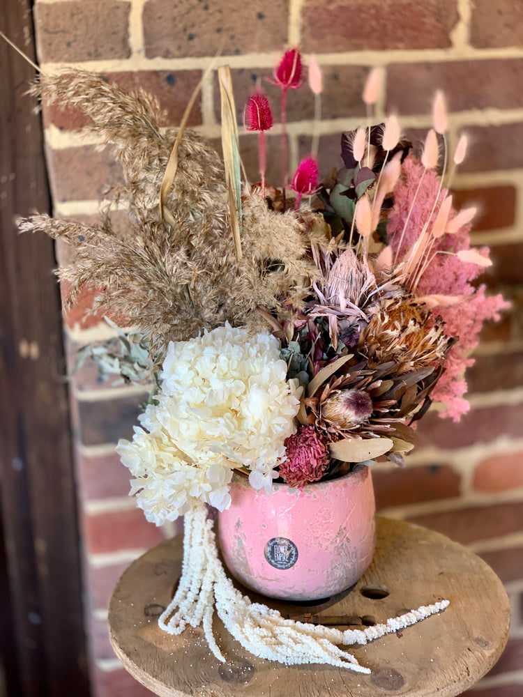 Forever Dried Arrangement in a Ceramic Pot