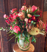 Natives In a Glass Vase